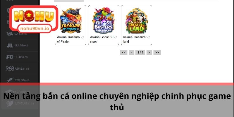 Nền tảng bắn cá online chuyên nghiệp chinh phục game thủ